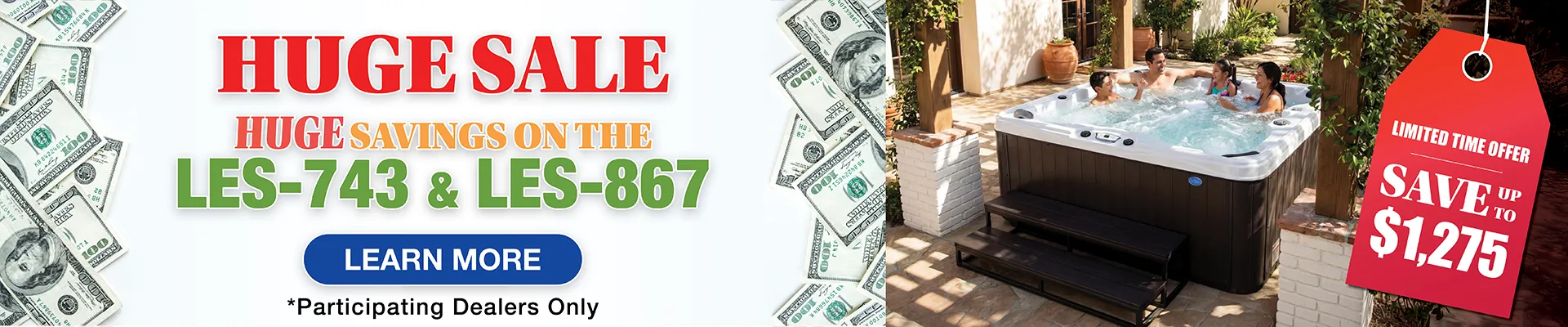 Calspas hot tub being used in a family setting - Mokena